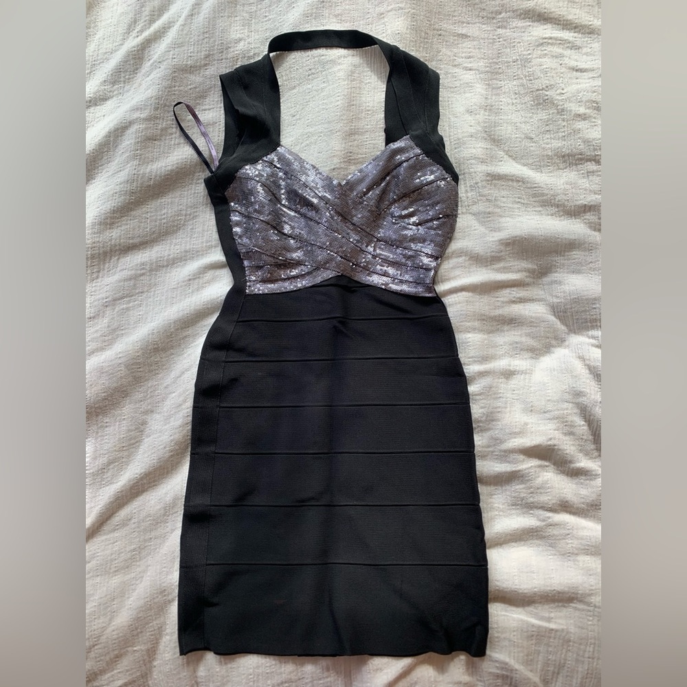 Cult classic Herve Leger Bandage Dress with Sequins